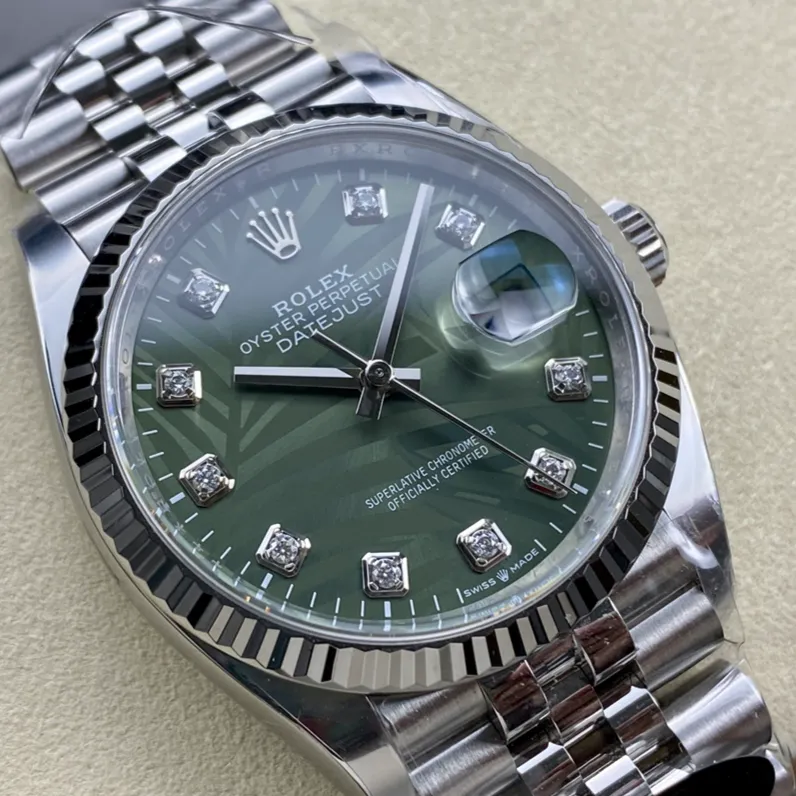 Rolex Datejust 36mm Palm Leaf Dial