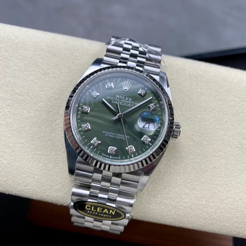 Rolex Datejust 36mm Palm Leaf Dial