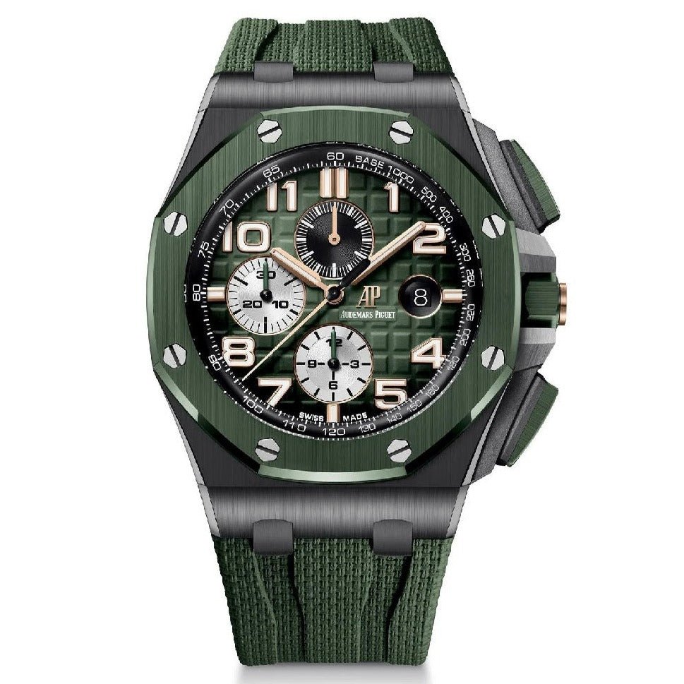 Audemars Piguet Royal Oak Offshore Chronograph Green Ceramic | Theluxzone